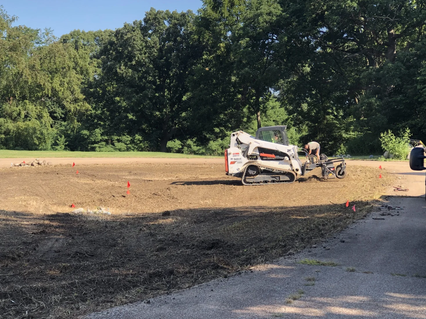 Site grading and drainage prep by Zehr Property Maintenance